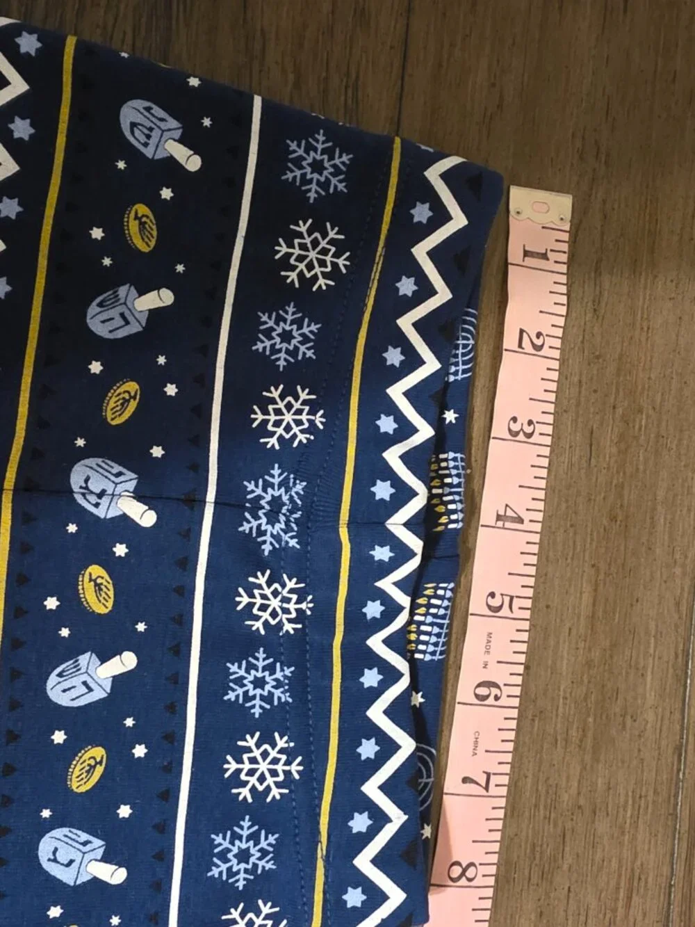 Petit Lem Hanukkah Fair Isle Organic Cotton Pajamas NWT 2T Blue Holiday